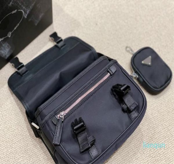 2021 designer mens black briefcases brand crossbody shoulder bags nylon messenger bag 2piece purses casual style with small purse8526355
2021 designer mens black briefcases brand crossbody shoulder bags nylon messenger bag 2piece purses casual style with small purse8526355