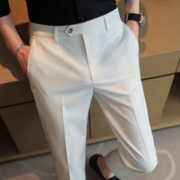 mens pants business elastic waist korean version of british style trousers fashion threedimensional bead pattern 230904, Black
mens pants business elastic waist korean version of british style trousers fashion threedimensional bead pattern 230904, Black
