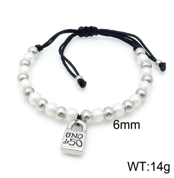 fashion women men silver color gold stainless steel round lock uno de50 weave black red ball bead bracelet jewelry 2104217175500, Golden;silver
fashion women men silver color gold stainless steel round lock uno de50 weave black red ball bead bracelet jewelry 2104217175500, Golden;silver