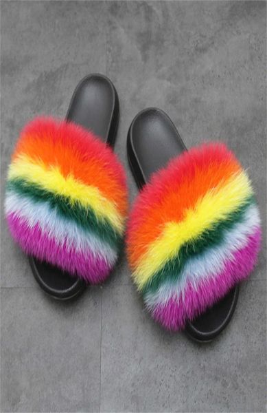 women fashion slides women real fox fur slippers furry flat sandals female cute fluffy house shoes woman brand luxury1107064, Black
women fashion slides women real fox fur slippers furry flat sandals female cute fluffy house shoes woman brand luxury1107064, Black