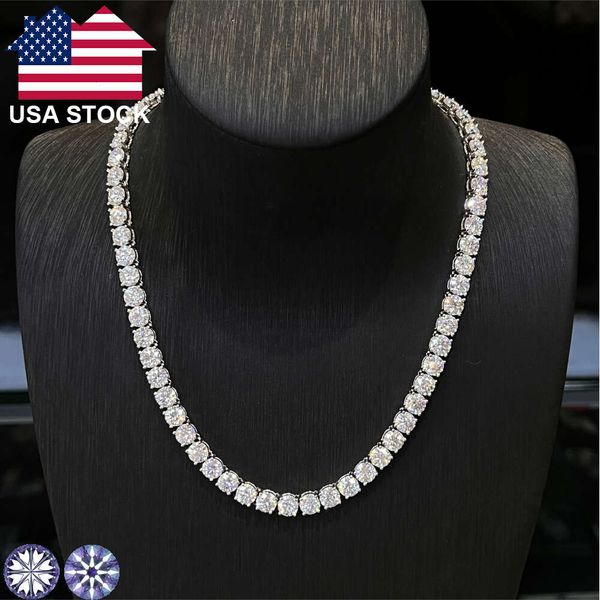fast shipping fine jewelry luxury 925 sterling silver vvs moissanite diamond classic tennis chain necklace for men women
fast shipping fine jewelry luxury 925 sterling silver vvs moissanite diamond classic tennis chain necklace for men women