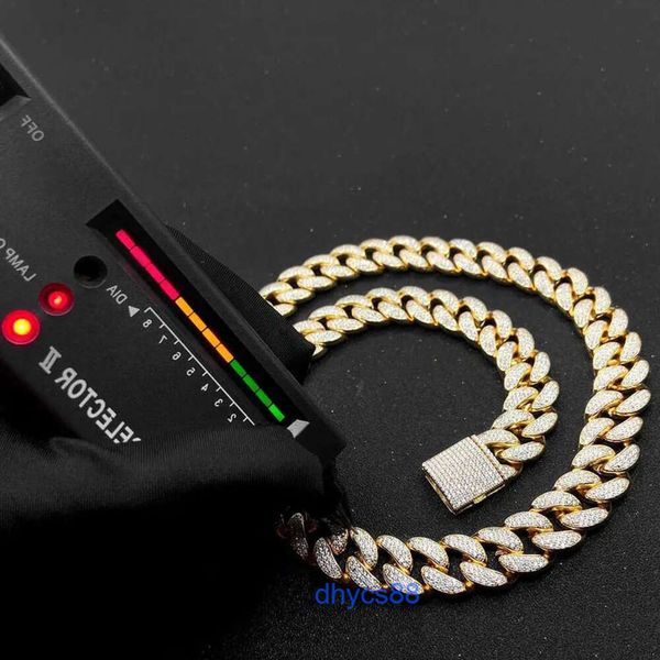 plated gold hip hop tennis chain 925 sterling silver vvs moissanite cuban lab diamond men's necklace
plated gold hip hop tennis chain 925 sterling silver vvs moissanite cuban lab diamond men's necklace