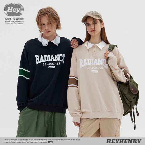 designer men's hoodies 2023 casual letter printed polo collar pullover sweater men's and women's trendy loose color matching, Black
designer men's hoodies 2023 casual letter printed polo collar pullover sweater men's and women's trendy loose color matching, Black