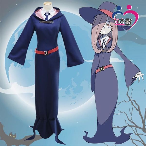 little witch academia dress uniform sucy manbavaran cosplay costume241b, Black
little witch academia dress uniform sucy manbavaran cosplay costume241b, Black