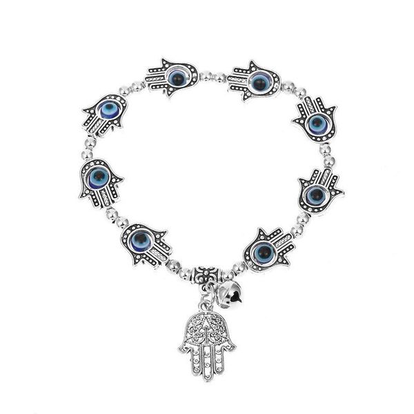 jewelry designer bracelet devil's eye resin round bead bracelet fatima palm pendant string hand jewelry, Golden;silver
jewelry designer bracelet devil's eye resin round bead bracelet fatima palm pendant string hand jewelry, Golden;silver