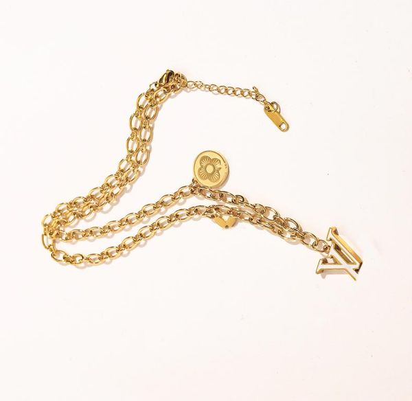 designer necklace choker pendant chain 18k gold plated stainless steel letter necklaces fashion women statement weddi8522036, Silver
designer necklace choker pendant chain 18k gold plated stainless steel letter necklaces fashion women statement weddi8522036, Silver