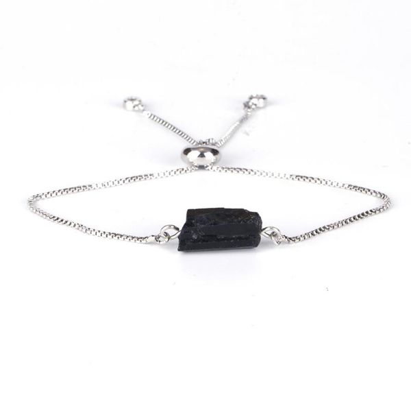 natural rough black tourmaline mineral precious stone bead health adjustable healing silver color link bracelets for women beaded4138562
natural rough black tourmaline mineral precious stone bead health adjustable healing silver color link bracelets for women beaded4138562