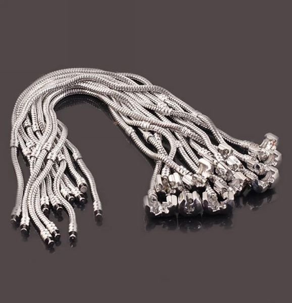 925 silver 10pcslot snake chain safety clasp european fine bracelet fit diy charm bracelets bangles jewelry for womenmen gift3735243, Golden;silver
925 silver 10pcslot snake chain safety clasp european fine bracelet fit diy charm bracelets bangles jewelry for womenmen gift3735243, Golden;silver