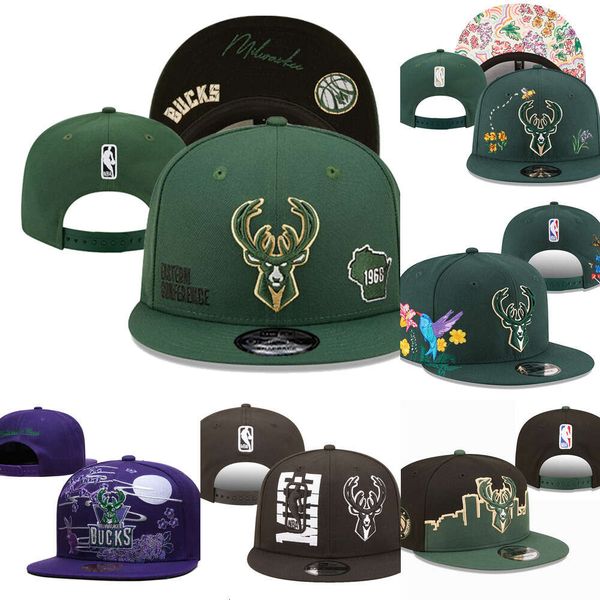 2023 snapbacks milwaukee''bucks''hats basketball sports caps adjustable fit hat, Black;white
2023 snapbacks milwaukee''bucks''hats basketball sports caps adjustable fit hat, Black;white
