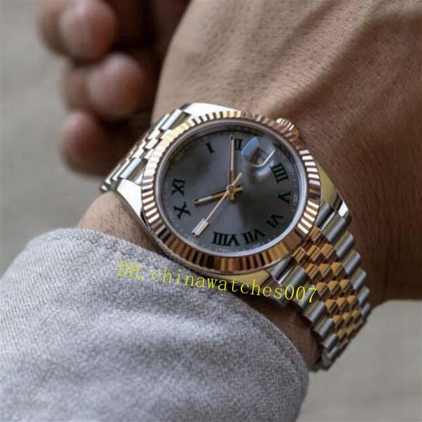 steel 18k rose gold watche's 41mm automatic machine room gold green 126331 luxury watch 126331-0016 asia 2813 movement christ263c, Slivery;brown
steel 18k rose gold watche's 41mm automatic machine room gold green 126331 luxury watch 126331-0016 asia 2813 movement christ263c, Slivery;brown