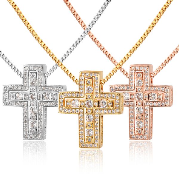 trendy full diamond cross with diamond pendant luxury full diamond hip hop necklace for men and women designer jewelry, Silver
trendy full diamond cross with diamond pendant luxury full diamond hip hop necklace for men and women designer jewelry, Silver