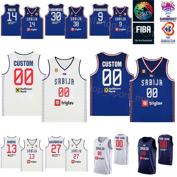 printed world cup serbia basketball 13 ognjen dobric jersey 23 marko guduric 14 dusan ristic 30 aleksa avramovic 27 dejan davidovac 51 boban, Black
printed world cup serbia basketball 13 ognjen dobric jersey 23 marko guduric 14 dusan ristic 30 aleksa avramovic 27 dejan davidovac 51 boban, Black