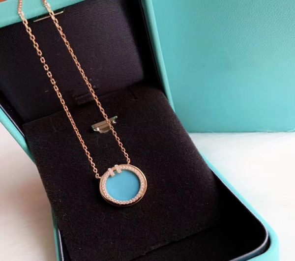 luxury classic designer s925 sterling silver blue round pendant with full crystal double tt charm necklace for women4634575
luxury classic designer s925 sterling silver blue round pendant with full crystal double tt charm necklace for women4634575