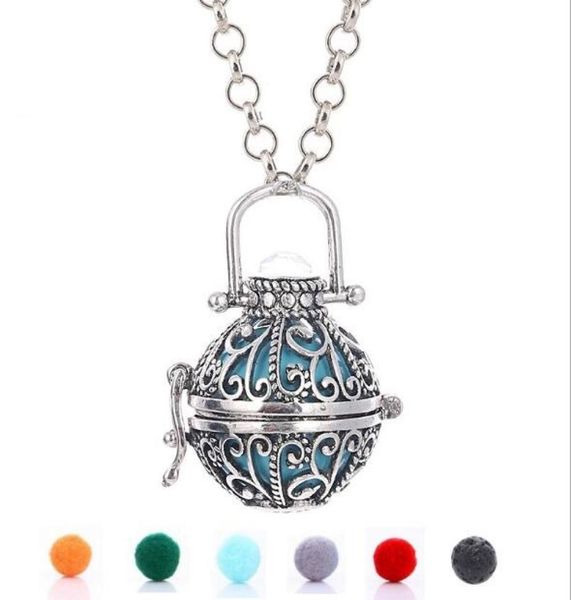 lava diffuser necklace for women pregnancy balls lava stone lockets aromatherapy essential oil diffuser necklace4932982, Silver
lava diffuser necklace for women pregnancy balls lava stone lockets aromatherapy essential oil diffuser necklace4932982, Silver