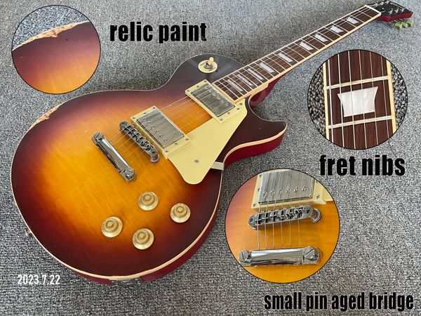electric guitar flame maple one piece mahogany body and neck rosewood fingerboard fret nibs long tenon joined relic paint and relic parts
electric guitar flame maple one piece mahogany body and neck rosewood fingerboard fret nibs long tenon joined relic paint and relic parts