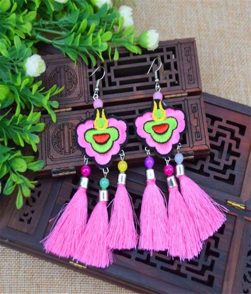 scenic spot selling yunnan ethnic earrings handmade original ladies short tassel embroidered earrings whole5557017, Silver
scenic spot selling yunnan ethnic earrings handmade original ladies short tassel embroidered earrings whole5557017, Silver