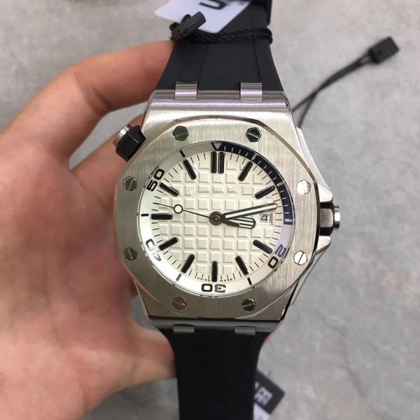 2023 new luxury royal men's cutout watch 15710st automatic movement 42mm dial transparent back 316 stainless steel case rubber strap me, Slivery;brown
2023 new luxury royal men's cutout watch 15710st automatic movement 42mm dial transparent back 316 stainless steel case rubber strap me, Slivery;brown