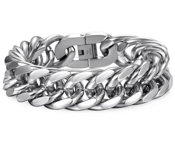 davieslee 1822mm heavy men039s bracelet curb cuban link silver color 316l stainless steel wristband male jewelry dlhb287 220217111450, Golden;silver
davieslee 1822mm heavy men039s bracelet curb cuban link silver color 316l stainless steel wristband male jewelry dlhb287 220217111450, Golden;silver