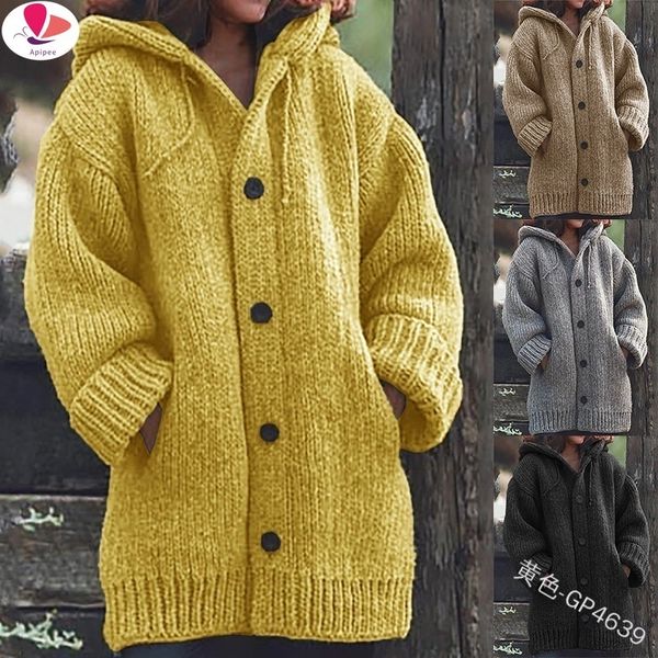 womens sweaters cardigans sweater coat warm coats loose wool knitted autumn winter women long cardigan oversized hooded 230904, White;black
womens sweaters cardigans sweater coat warm coats loose wool knitted autumn winter women long cardigan oversized hooded 230904, White;black