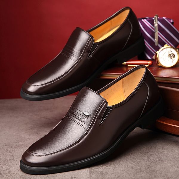 dress shoes luxury business oxford leather men breathable rubber formal male office wedding flats footwear mocassin 230905, Black
dress shoes luxury business oxford leather men breathable rubber formal male office wedding flats footwear mocassin 230905, Black