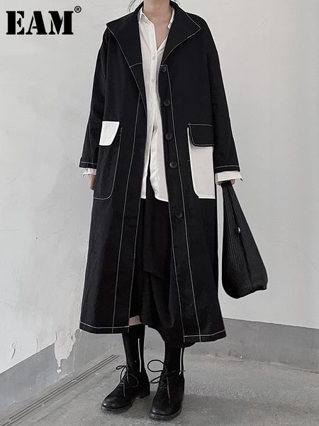 womens trench coats eam women colorblock titched big size long lapel sleeve windbreaker fashion spring autumn 1df5196 230904, Tan;black
womens trench coats eam women colorblock titched big size long lapel sleeve windbreaker fashion spring autumn 1df5196 230904, Tan;black