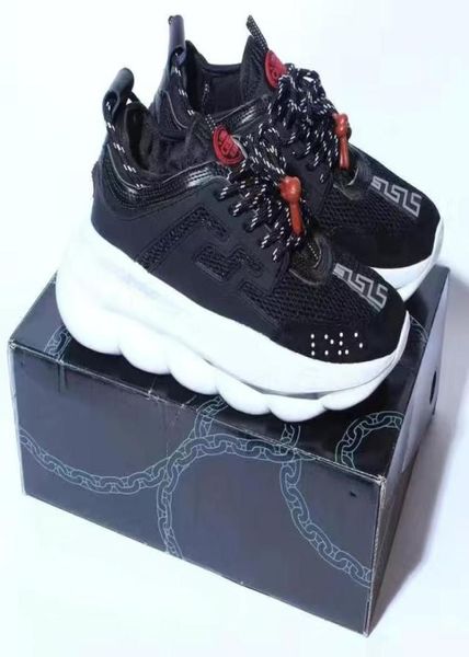 designer sneakers chain reaction casual shoes platform sneaker calfskin leather suede trainers men women walking runner shoes 099776372, Black
designer sneakers chain reaction casual shoes platform sneaker calfskin leather suede trainers men women walking runner shoes 099776372, Black