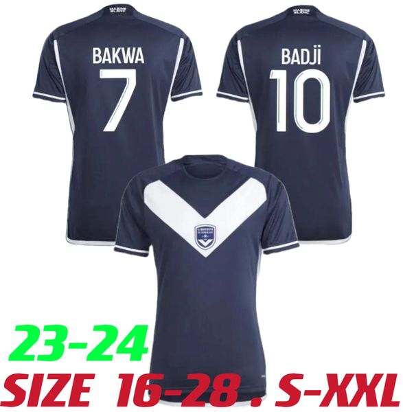 2023 2024 girondins de bordeaux maillot badji soccer jerseys foot kids kit fc football shirts home training 23 24 home fan player version ba, Black
2023 2024 girondins de bordeaux maillot badji soccer jerseys foot kids kit fc football shirts home training 23 24 home fan player version ba, Black