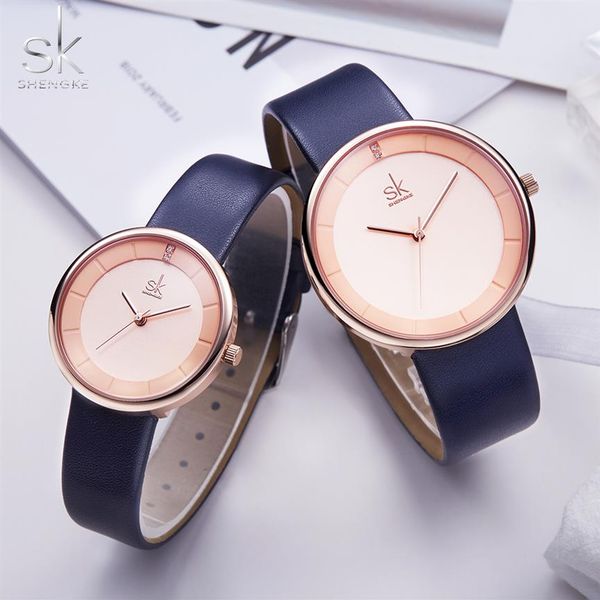 shengke brand quartz couple watch set leather watches for lovers black simple women quartz watch men wristwatch gifts262g, Slivery;brown
shengke brand quartz couple watch set leather watches for lovers black simple women quartz watch men wristwatch gifts262g, Slivery;brown