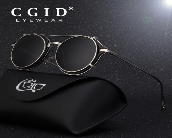 cgid 2018 fashion men polarized sunglasses round steampunk removable clip on shades brand designer sun glass vintage metal e76 y194706399, White;black
cgid 2018 fashion men polarized sunglasses round steampunk removable clip on shades brand designer sun glass vintage metal e76 y194706399, White;black