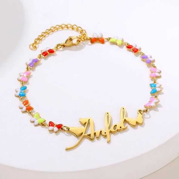 pendant necklaces gelang nama kustom kupu-kupu 3umeter gelang hati kelopak mata baja tahan karat enamel warna campuran hadiah 230904, Silver
pendant necklaces gelang nama kustom kupu-kupu 3umeter gelang hati kelopak mata baja tahan karat enamel warna campuran hadiah 230904, Silver