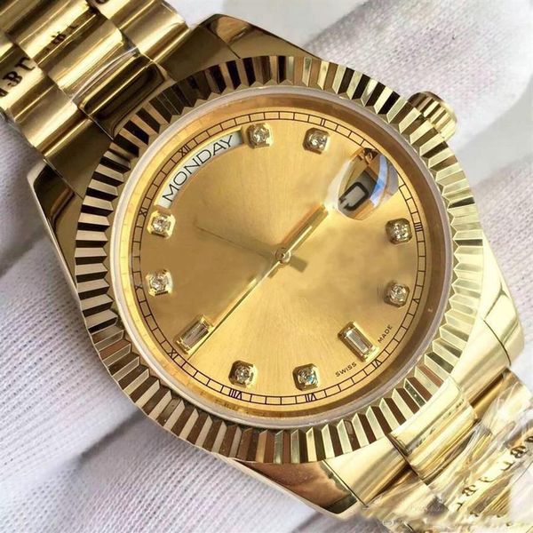 #1388 mens watches date series 18kgold disk diamond inlay 40mm automatic mechanical watch sapphire with the president str240i, Slivery;brown
#1388 mens watches date series 18kgold disk diamond inlay 40mm automatic mechanical watch sapphire with the president str240i, Slivery;brown