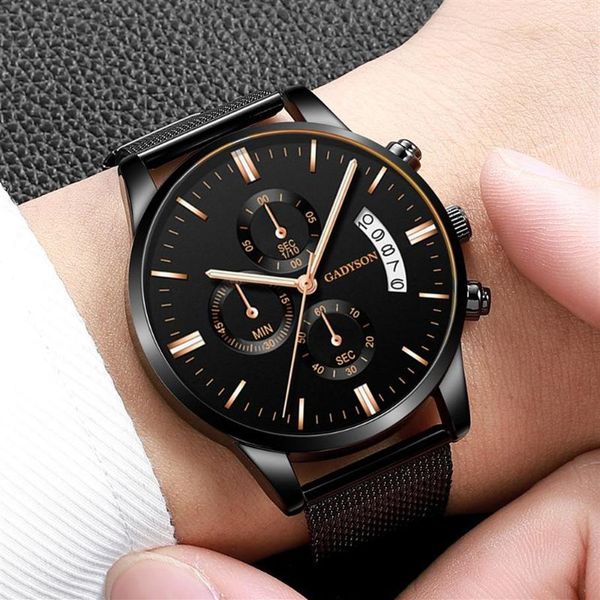 mens watch fashion luxury luminous watches men stainless steel mesh calendar quartz wristwatch classic business relogio feminino w203l, Slivery;brown
mens watch fashion luxury luminous watches men stainless steel mesh calendar quartz wristwatch classic business relogio feminino w203l, Slivery;brown