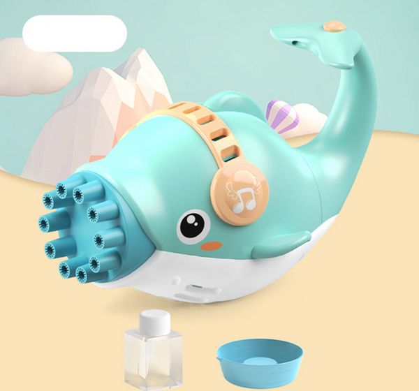 Fully Automatic Gun 10 Ten Hole Dolphin Gatling Bubble Guns Machine Electric Gun Cartoon Gun Small Fan 2-in-1 Outdoor Game Toy For Kid Pistola Spara Bolle di Sapone
Fully Automatic Gun 10 Ten Hole Dolphin Gatling Bubble Guns Machine Electric Gun Cartoon Gun Small Fan 2-in-1 Outdoor Game Toy For Kid Pistola Spara Bolle di Sapone