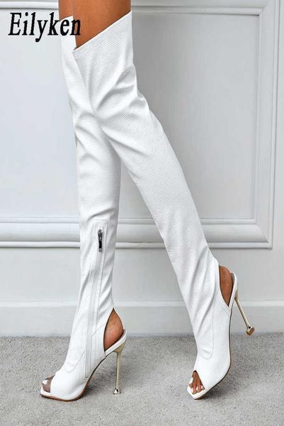classic luxury designer new design white black peep toe over the knee boots fashion runway zip womans cutout thin high heels6868320
classic luxury designer new design white black peep toe over the knee boots fashion runway zip womans cutout thin high heels6868320
