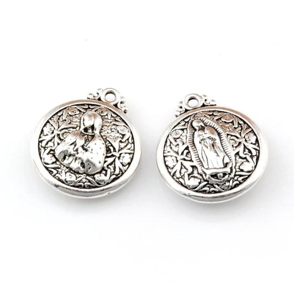 25pcslot antique silver virgin mary charm pendants for jewelry making bracelet necklace findings 21x24mm a4815121522, Bronze;silver
25pcslot antique silver virgin mary charm pendants for jewelry making bracelet necklace findings 21x24mm a4815121522, Bronze;silver