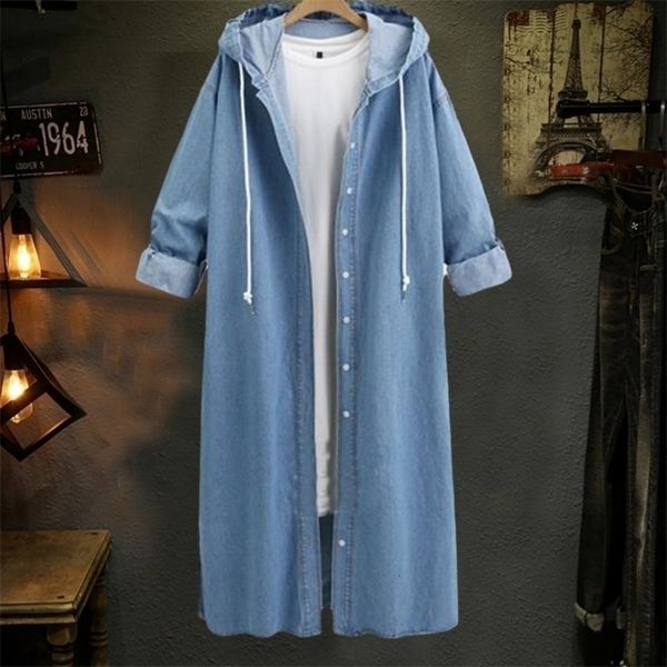 womens trench coats denim jacket full sleeve loose hooded women coat long cardigan singlebreasted ankle length windbreak outwear streetwear, Tan;black
womens trench coats denim jacket full sleeve loose hooded women coat long cardigan singlebreasted ankle length windbreak outwear streetwear, Tan;black