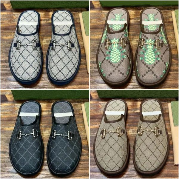horsebit slipper designer men slip-on sandal love parade elea slippers canvas rubber sole low heel mules flip flops casual wear lazy shoes g, Black
horsebit slipper designer men slip-on sandal love parade elea slippers canvas rubber sole low heel mules flip flops casual wear lazy shoes g, Black