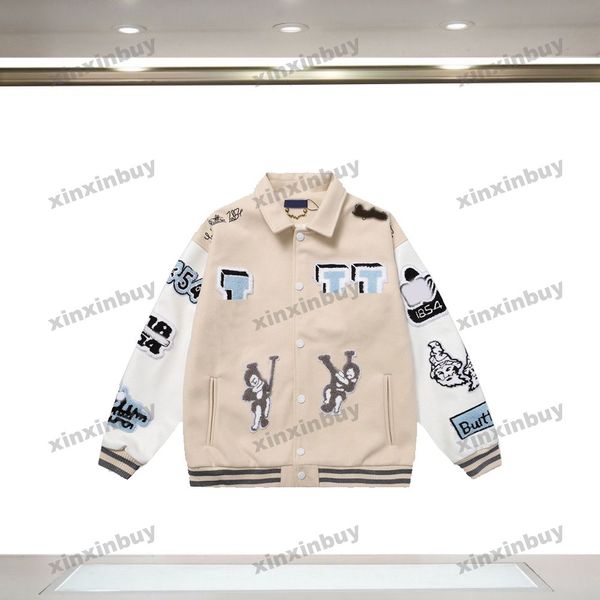 xinxinbuy men designer coat jacket rabbit towel embroidery baseball long sleeves women gray black khaki green red m-2xl, Black;brown
xinxinbuy men designer coat jacket rabbit towel embroidery baseball long sleeves women gray black khaki green red m-2xl, Black;brown