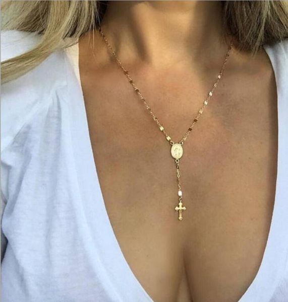 fashion chic gold silver rosary virgin mary virgin religious jesus pendant men women necklace4992396
fashion chic gold silver rosary virgin mary virgin religious jesus pendant men women necklace4992396