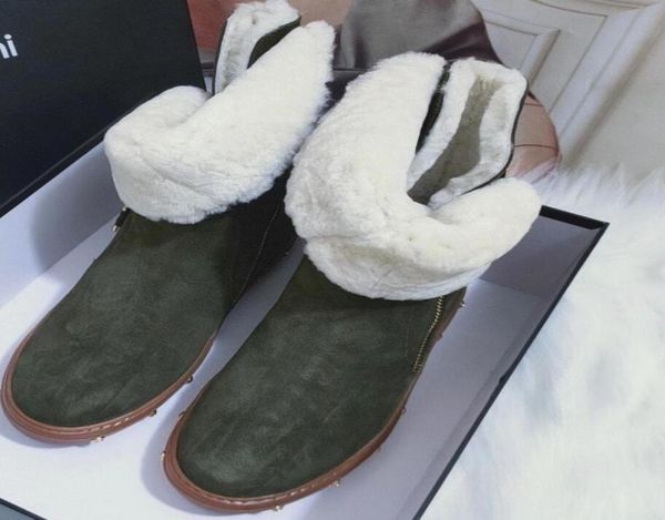 2020 2 color choose winter womens 100 suede army green black real leather shearling fur lined warm casual fashion shoes ankle sno6005934
2020 2 color choose winter womens 100 suede army green black real leather shearling fur lined warm casual fashion shoes ankle sno6005934