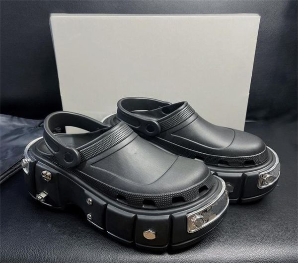 women men slippers fashion triple s flip flops hard beach pool slides sandals sports punk style rubber rivet slide casual shoes water walker, Black
women men slippers fashion triple s flip flops hard beach pool slides sandals sports punk style rubber rivet slide casual shoes water walker, Black