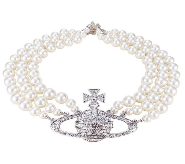 threelayer plane saturn threelayer pearl necklace queen mother temperament retro multilayer pearl saturn necklace female choker5809648, Silver
threelayer plane saturn threelayer pearl necklace queen mother temperament retro multilayer pearl saturn necklace female choker5809648, Silver
