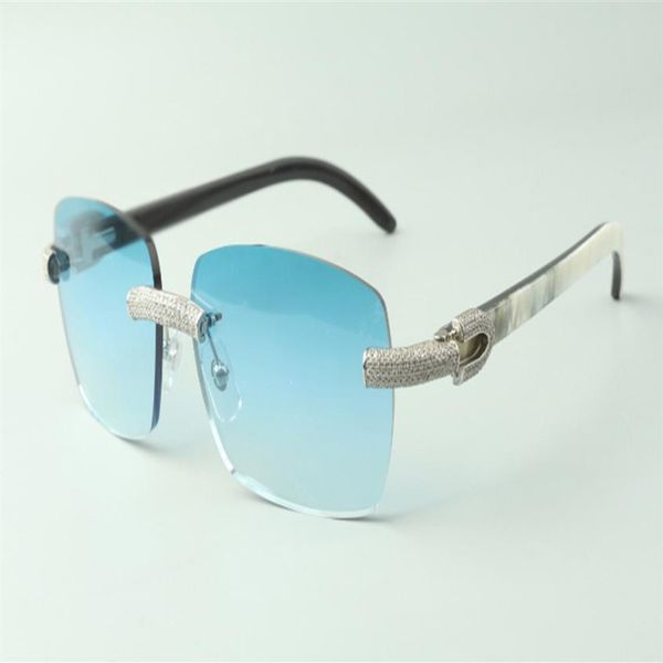 exquisite classic micro-paved diamond sunglasses 3524025 natural mixed buffalo horn temples glasses size 18-140 mm247i, White;black
exquisite classic micro-paved diamond sunglasses 3524025 natural mixed buffalo horn temples glasses size 18-140 mm247i, White;black