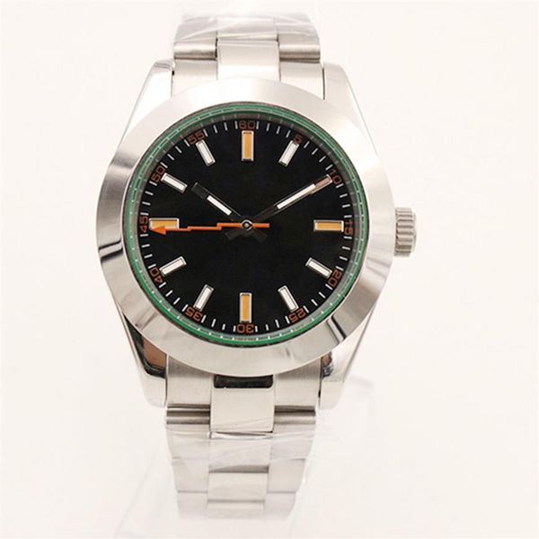 yz factory automatic 2813 movement 39mm men watch watches 316l stainless steel bracelet black dial green inner mens wristwatches226i, Slivery;brown
yz factory automatic 2813 movement 39mm men watch watches 316l stainless steel bracelet black dial green inner mens wristwatches226i, Slivery;brown