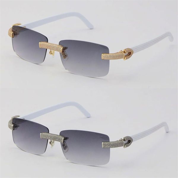 whole micro-paved diamond rimless womans sunglasses white plank frame man sun glasses designer rocks fashion accessories luxur269d, White;black
whole micro-paved diamond rimless womans sunglasses white plank frame man sun glasses designer rocks fashion accessories luxur269d, White;black