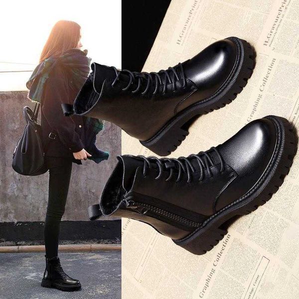 boots autumn and winter new casual zipper lace up plush martin boots wear-resistant fashion shoes womens 230830, Black
boots autumn and winter new casual zipper lace up plush martin boots wear-resistant fashion shoes womens 230830, Black