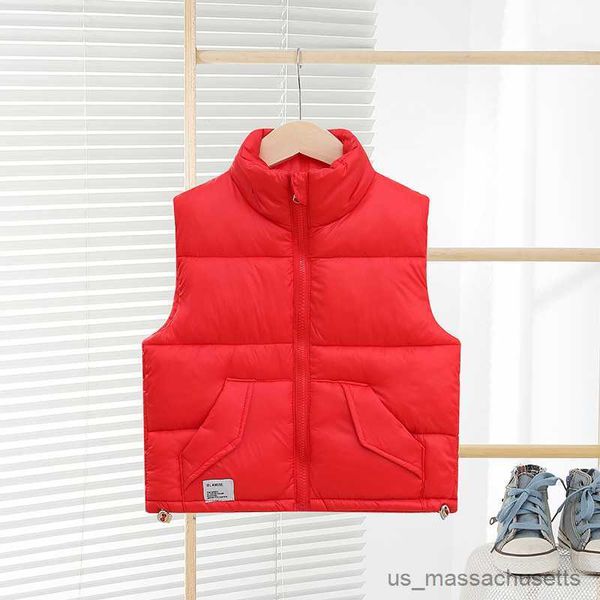 down coat solid color children stand collar cotton vests autumn winter down sleeveless waistcoat jacket coat warm outerwear 2-10y clothes r2, Blue;gray
down coat solid color children stand collar cotton vests autumn winter down sleeveless waistcoat jacket coat warm outerwear 2-10y clothes r2, Blue;gray