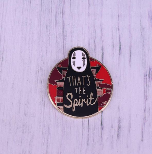 that039s the spirit no face enamel pin japanese animated film classic illustration1911286, Gray
that039s the spirit no face enamel pin japanese animated film classic illustration1911286, Gray