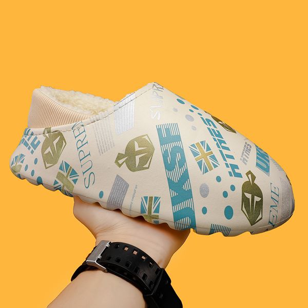 2024 printed graffiti pullover bag and cotton slippers slrn fluffy slippers plush faux fur slippers thermal interior flip-flops fashion non-, Black
2024 printed graffiti pullover bag and cotton slippers slrn fluffy slippers plush faux fur slippers thermal interior flip-flops fashion non-, Black