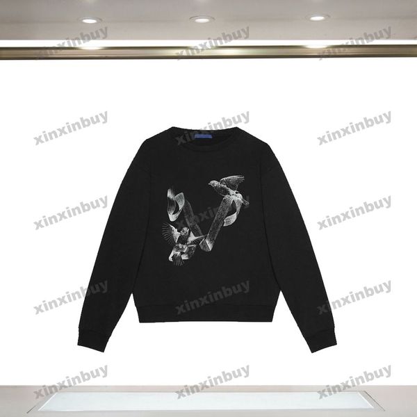 xinxinbuy men designer tee t shirt 23ss paris bird letter print long sleeve cotton women black khaki s-xl, Black;brown
xinxinbuy men designer tee t shirt 23ss paris bird letter print long sleeve cotton women black khaki s-xl, Black;brown